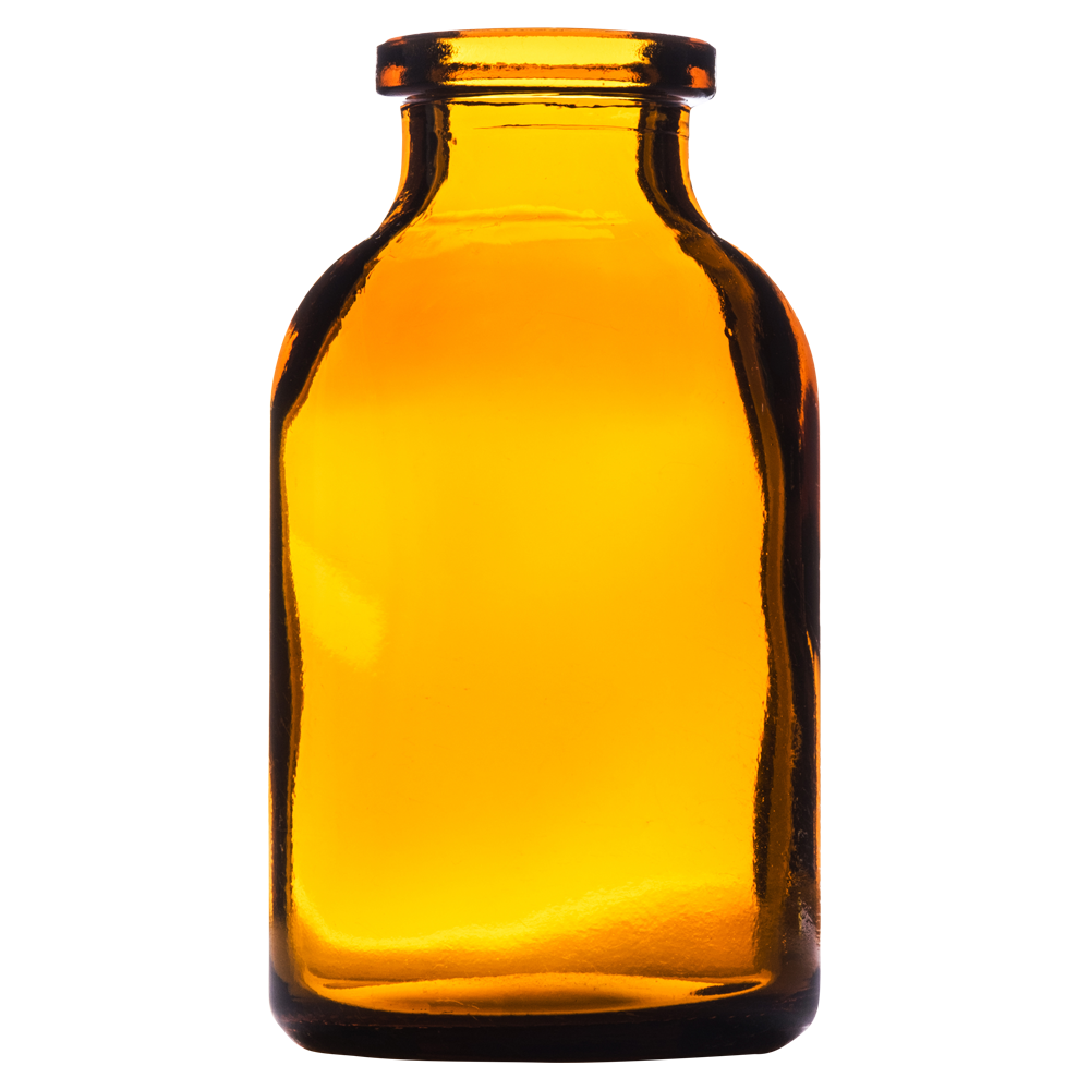 25ml Amber Glass Injection Vial